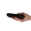 Butt Plug Anal Toyz4Lovers "Gino" 13 cm - Negru - accesorii incluse