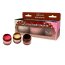 Lovers Body Paints, Set body painting, ciocolata cu lapte, capsuni, alba, 3 bucati, 180 gr - vedere frontala