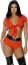 Costumatie de prizoniera sexy, Lockdown, din 4 piese, S-M#