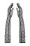 Manusi Negre Obsessive "Obsessivia" S-L## - detaliu design