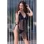 Set Babydoll si Chiloti Chilirose CR-4462 - Negru - dimensiuni complete