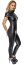 Salopeta Piele Naturala Leather Black Jumpsuit Zado - Negru