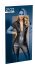 Salopeta Piele Naturala Leather Black Jumpsuit Zado - Negru