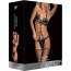 Body Harness Alexia, piele neagra#