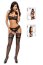 Set lenjerie Intima dantela neagra, Beauty Night, Belinda# - culoare si material