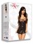 Set Camasuta de Noapte Babydoll Beauty Night Cassidy - Negru - detaliu finisaj