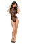 Body Sexy Emiliana Beauty Night - Negru - culoare si material
