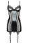 Set Babydoll Portjartier si Chilot Marilyn Beauty Night - Negru - culoare si material