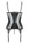 Set Corset si Portjartier, Beauty Night, Marilyn, negru cu decupaje si dantela# - accesorii incluse