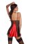 Set Neglije si chilot Michelle, satin rosu, Beauty Night# - detaliu design