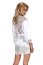 Neglije Satin Prilance Beauty Night - Alb