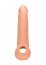 Prelungitor Penis Realistic TPR, Realrock, 22 cm x 4 cm - vedere laterala