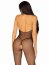 Catsuit Plasa Leg Avenue - Negru