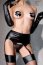 Set Lenjerie Intima Chilirose - Negru - detaliu design