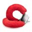 Catuse Metal reglabile cu plus Rosu, Love Cuffs - vedere frontala