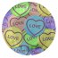Prezervative Love Hearts, EXS, 100 buc - accesorii incluse