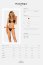 Set bikini si sutien, Obsessive, Punta Negra, negru, animal print sarpe, lucios# - vedere laterala