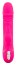Vibrator Punctul G Vibe Couture »Rabbit Skater« 23 cm - Roz - vedere laterala