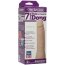 Dildo StrapOn Doc Johnson Vac-U-Lock 7" UR3 Thin Dong White - detaliu ambalaj
