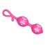 Bile Vaginale Kegel Lybaile "Orgasmic" 15,5 cm -Roz - vedere laterala