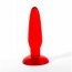 Anal Plug Silicon Moale Rosu - detaliu design
