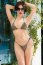 Set Costum de baie, Chilirose, Leopard, 3 piese, ( 2 chiloti si 1 sutien) S-L#