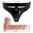 Strapon Femei Pretty Love »Harness Briefs Tom« 20 cm - Natural - vedere laterala