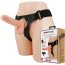 Strapon Femei Pretty Love »Harness Briefs Tom« 20 cm - Natural - vedere frontala