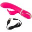 Vibrator Inferno Pink cu incalzire si incarcare la USB, Vibe Couture - vedere laterala