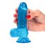 Dildo Jelly Toyz4Lovers 13 cm - Albastru##