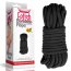 Sfoara Bondage Lovetoy "Fetish Bondage Rope" 10 Merti - Negru - vedere frontala