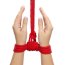 Sfoara Bondage Lovetoy "Fetish Bondage Rope" 10 Merti - Rosu - detaliu design