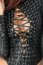 Body Negru Optic Illusion 3D effect, Chilirose#