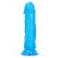 Dildo Realistic Natural Bleu Transparent, 16 cm x 2,7 cm#