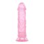 Dildo Realistic Natural Roz Transparent, 16 cm x 2,7 cm - detaliu design