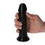 Dildo Anal Rino, Negru, [16 cm x 2,7 cm ] - detaliu design