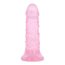 Dildo Realistic Roz Transparent, 15 x 3,2 cm - dimensiuni complete