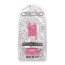 Dildo Realistic Roz Transparent, 15 x 3,2 cm - vedere spate