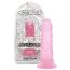 Dildo Realistic Roz Transparent, 15 x 3,2 cm - vedere frontala