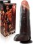 Dildo XXL Blackout, Ultra Realistic Cock 33 cm - vedere frontala
