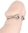 Inel Penis cu 2 Bile Metalice de stimulare - vedere laterala