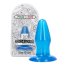Butt Plug Toyz4Lovers "Milo Transparent" 12 cm - Albastru
