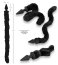 Butt Plug Anal Bad Kitty "Cat Tail" 11 cm - Negru##