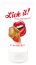 Lubrifiant gel de masaj Lick It Strawberry, Aroma Capsuni , 50ml - vedere frontala