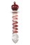 Dildo Sticla Adam & Eve "Twisted Crystal Decor" 20,3 cm##
