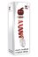 Dildo Sticla Adam & Eve "Twisted Crystal Decor" 20,3 cm##