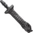 Dildo Blush "The Realm Rougarou Lock On Werewolf Lycan" 29,8 cm - Argintiu