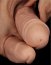 Dildo Dublu Lovetoy "MegaXXL" 33 cm - Natural##