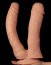 Dildo Dublu Lovetoy "MegaXXL" 33 cm - Natural##