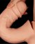 Dildo Dublu Lovetoy "MegaXXL" 33 cm - Natural##